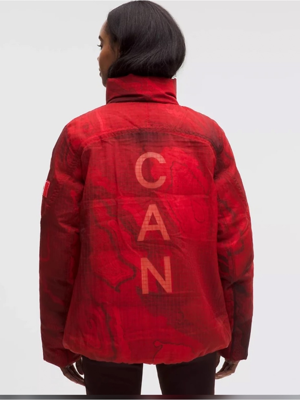 📌 NWOT Lululemon 2026 Team Canada Wunder Puff Translucent 600- Down Fill Jacket - Picture 10 of 10